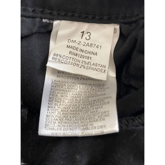 NWT Machine Jeans Mid Rise Black Ankle Skinny Sz 13 / 32‎ - Picture 7 of 8